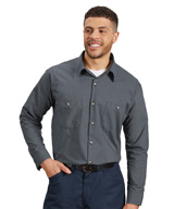 UniWeave® Micro Check Long Sleeve Shirts