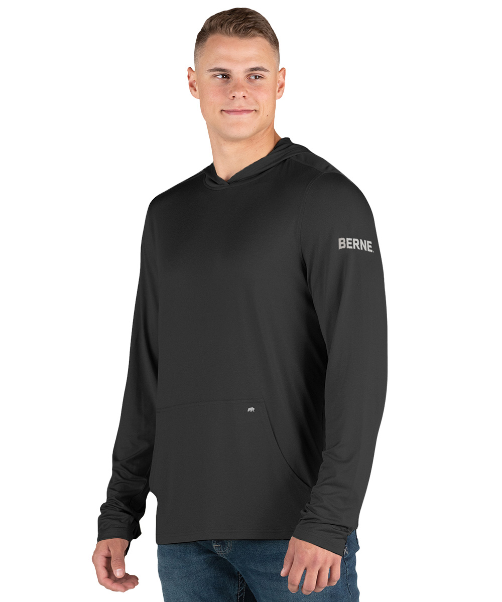 Berne® Long Sleeve Hooded UPF Sun Shirts