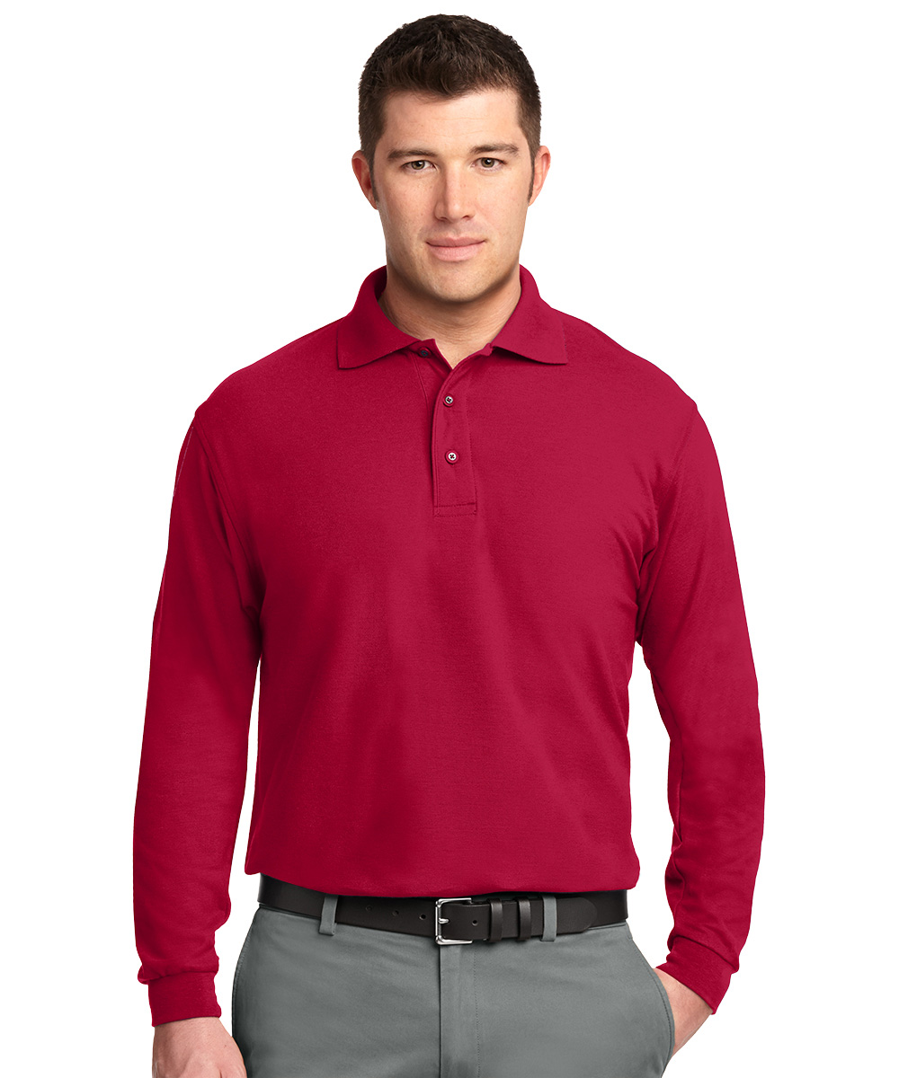 Silk Touch™ Long Sleeve Polos