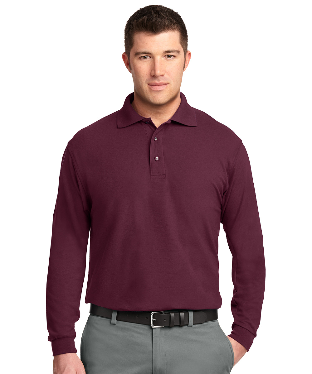Silk Touch™ Long Sleeve Polos