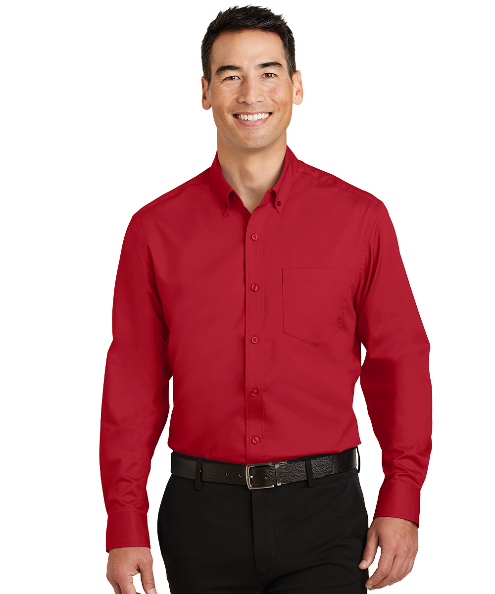 Men's SuperPro™ Twill Long Sleeve Shirts