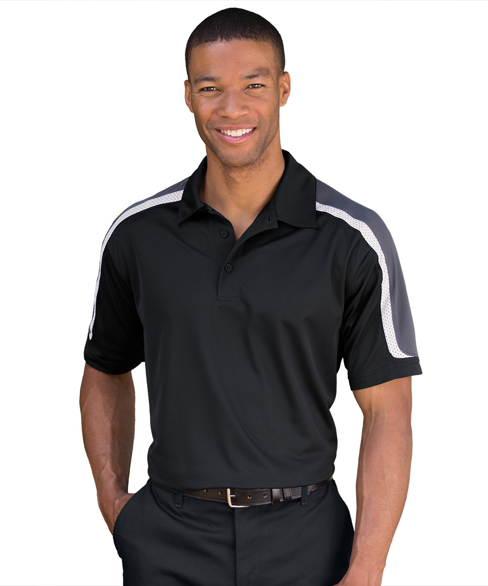 Sport-Tek® Tricolor Micro Piqué Polos