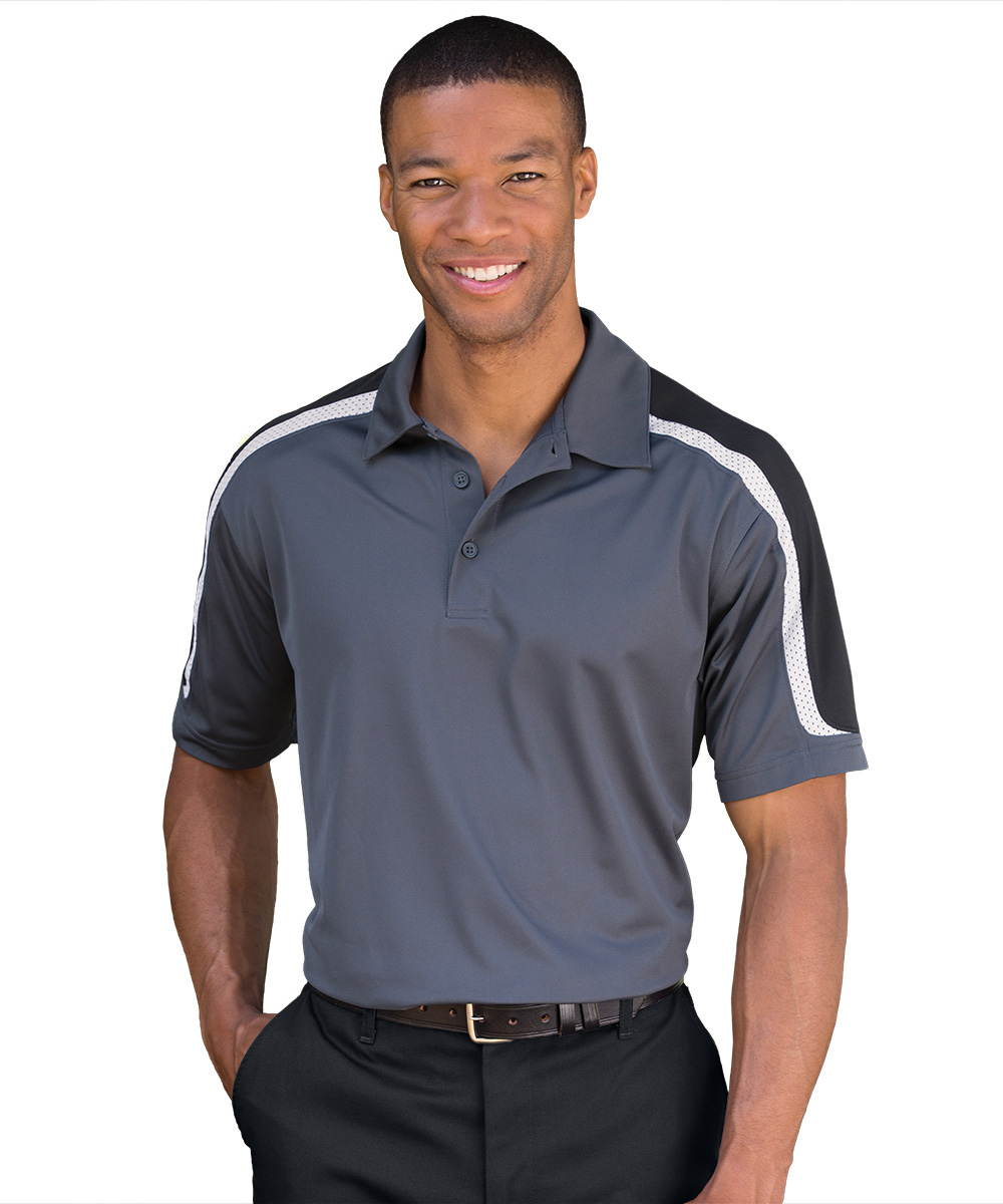 Sport-Tek® Tricolor Micro Piqué Polos