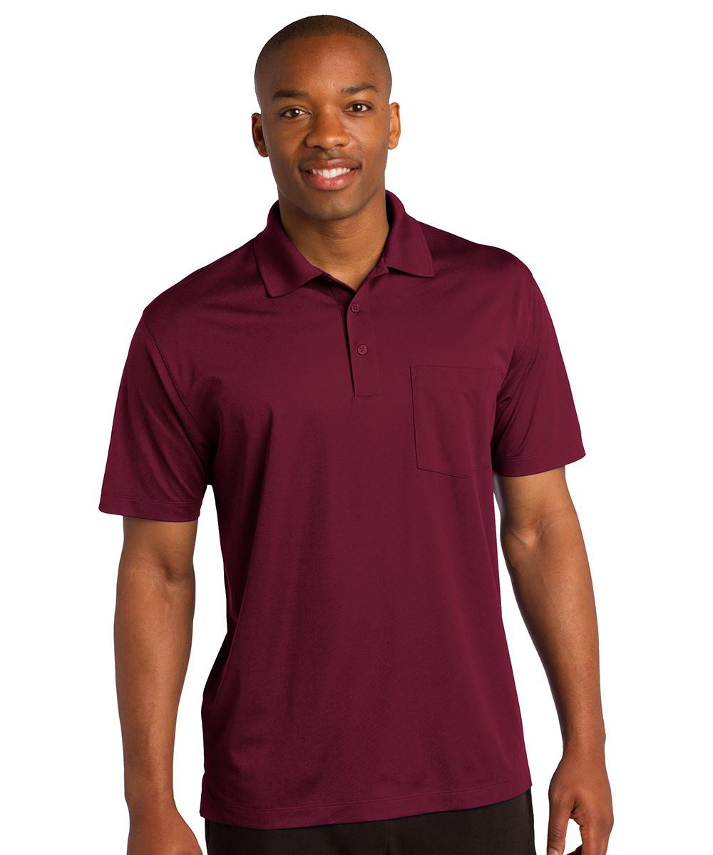 Short Sleeve Micro Piqué Polos with Pocket