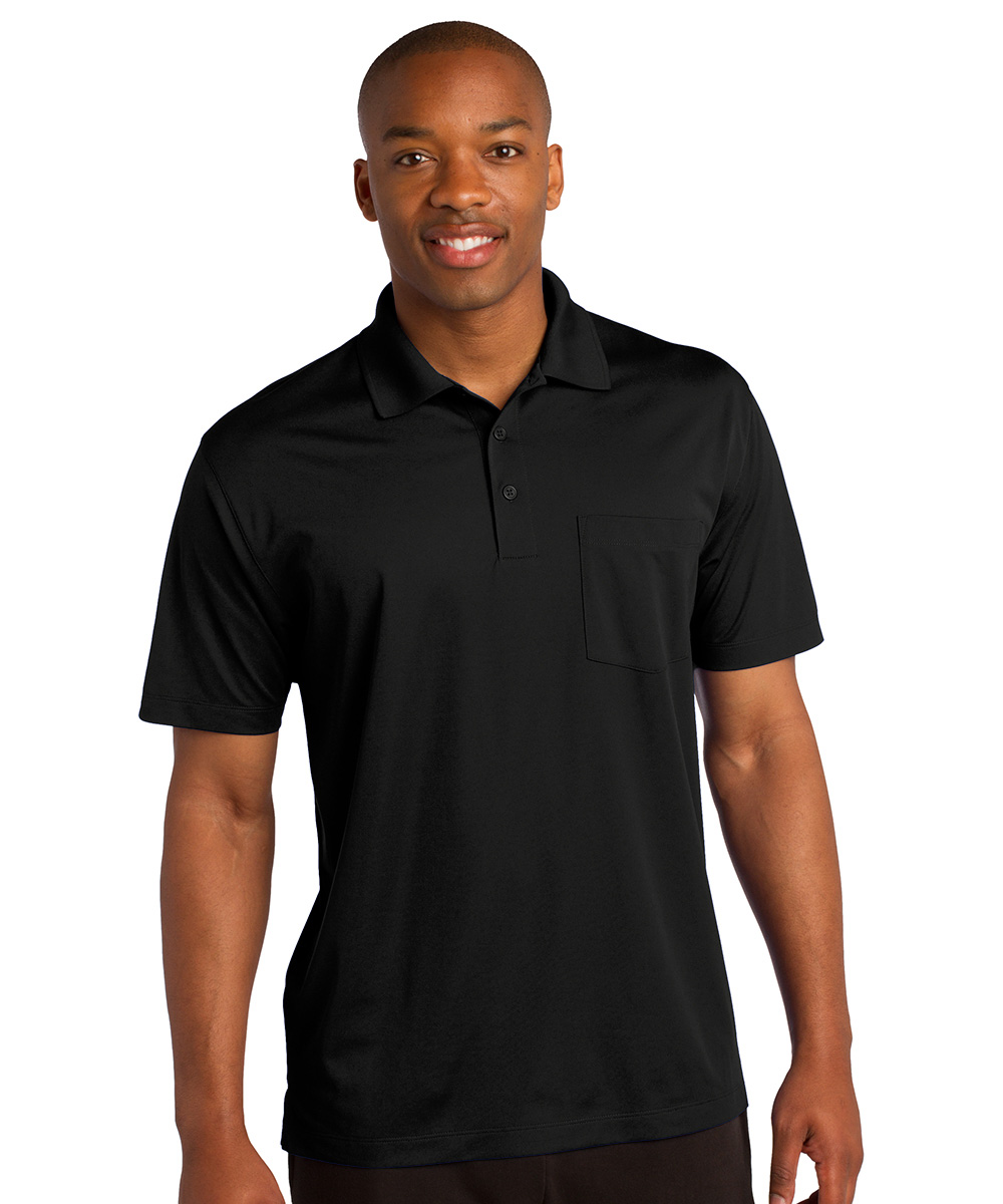 Short Sleeve Micro Piqué Polos with Pocket