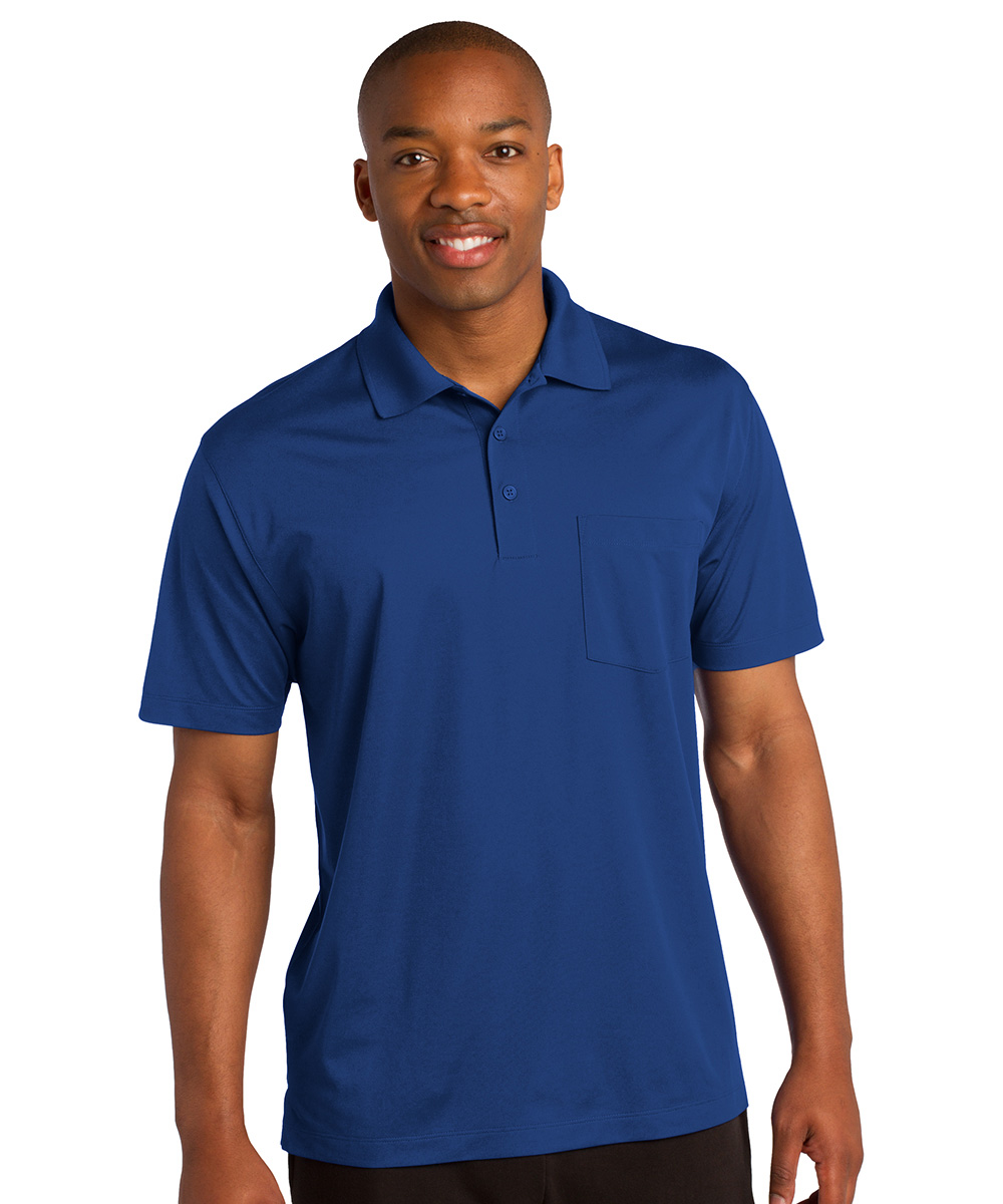 Short Sleeve Micro Piqué Polos with Pocket