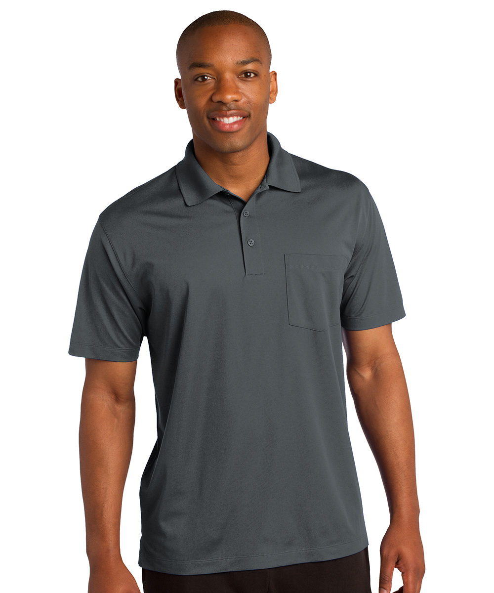 Short Sleeve Micro Piqué Polos with Pocket