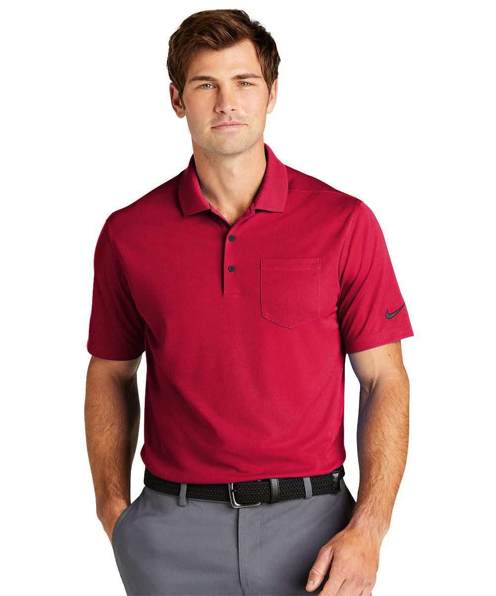 Nike® Short Sleeve Dri-FIT Piqué 2.0 Polos with Pocket
