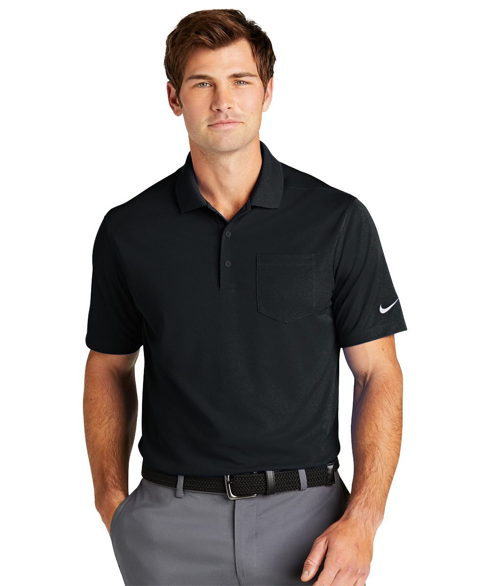 Nike® Short Sleeve Dri-FIT Piqué 2.0 Polos with Pocket