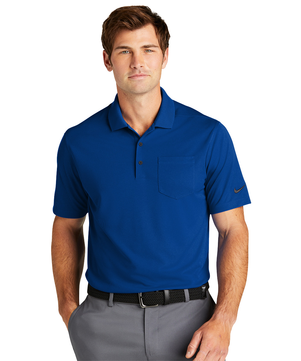 Nike® Short Sleeve Dri-FIT Piqué 2.0 Polos with Pocket