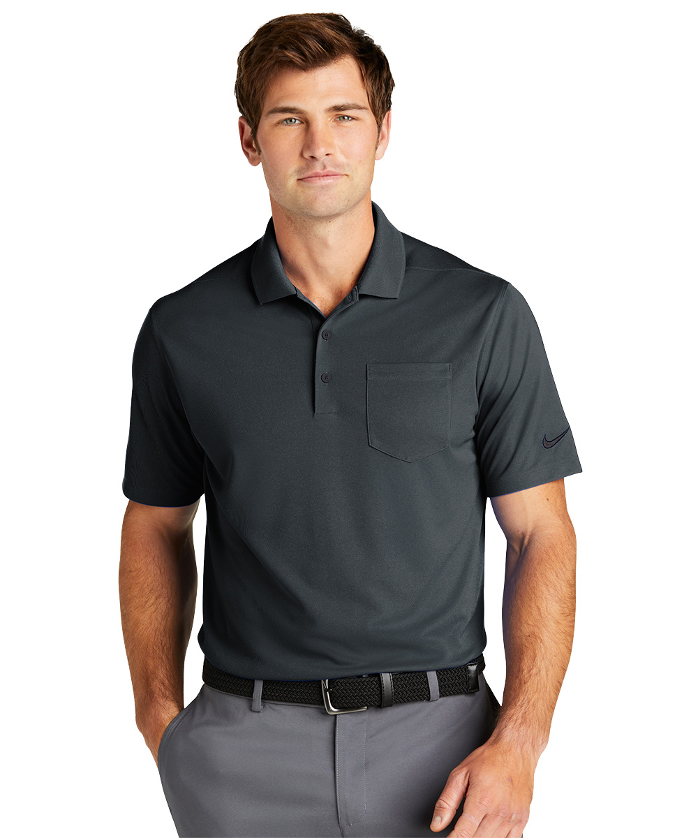 Nike® Short Sleeve Dri-FIT Piqué 2.0 Polos with Pocket