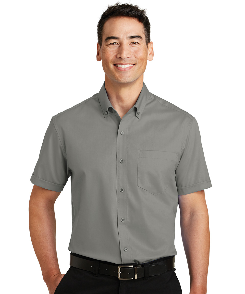 Men's SuperPro™ Twill Short Sleeve Shirts
