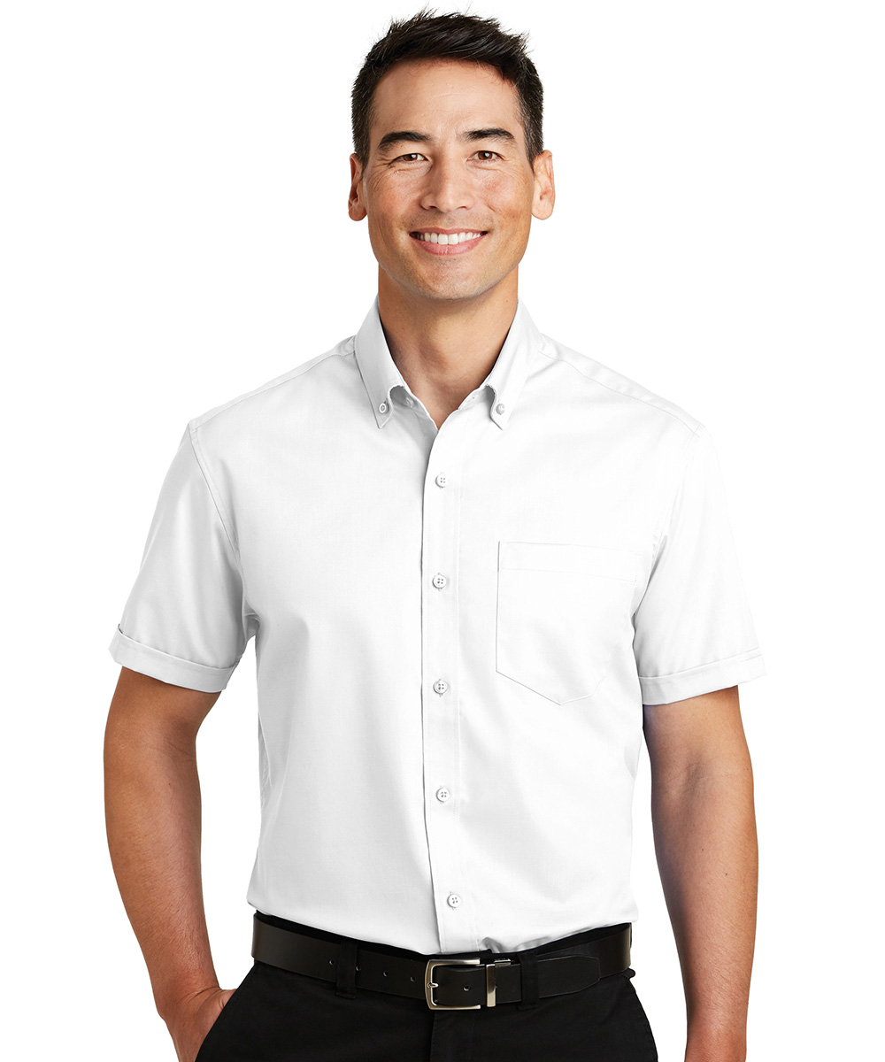 Men's SuperPro™ Twill Short Sleeve Shirts