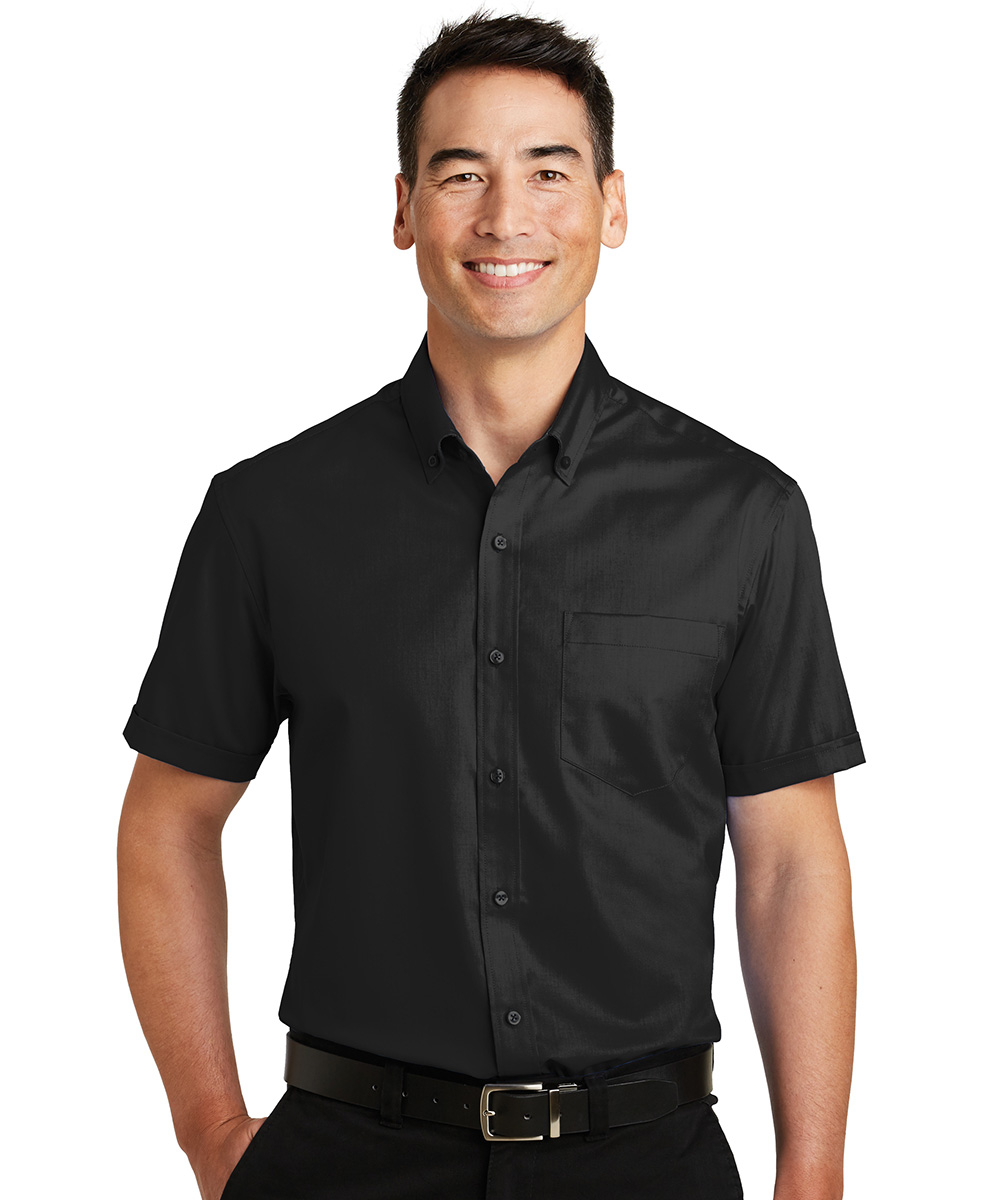 Men's SuperPro™ Twill Short Sleeve Shirts