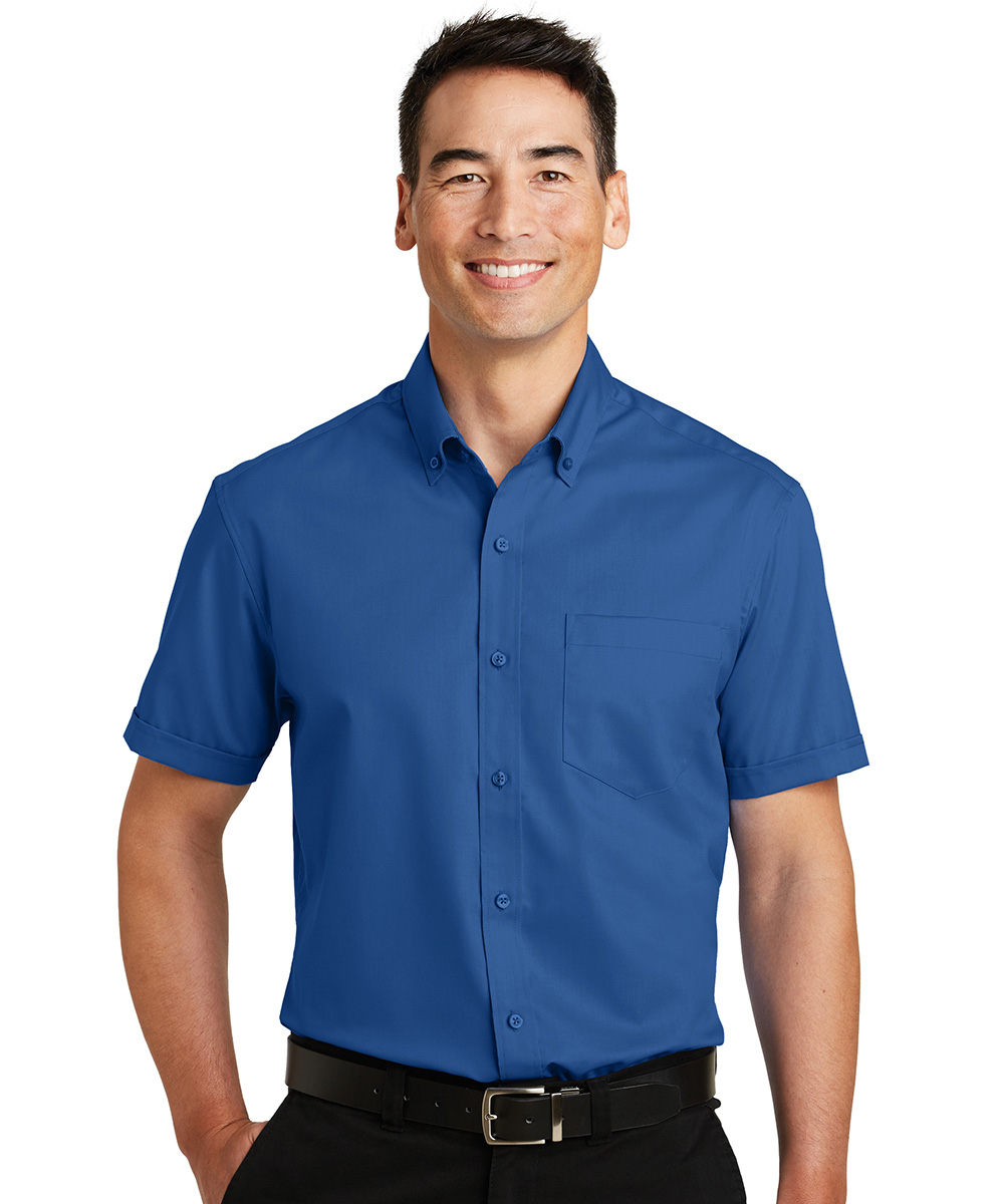 Men's SuperPro™ Twill Short Sleeve Shirts
