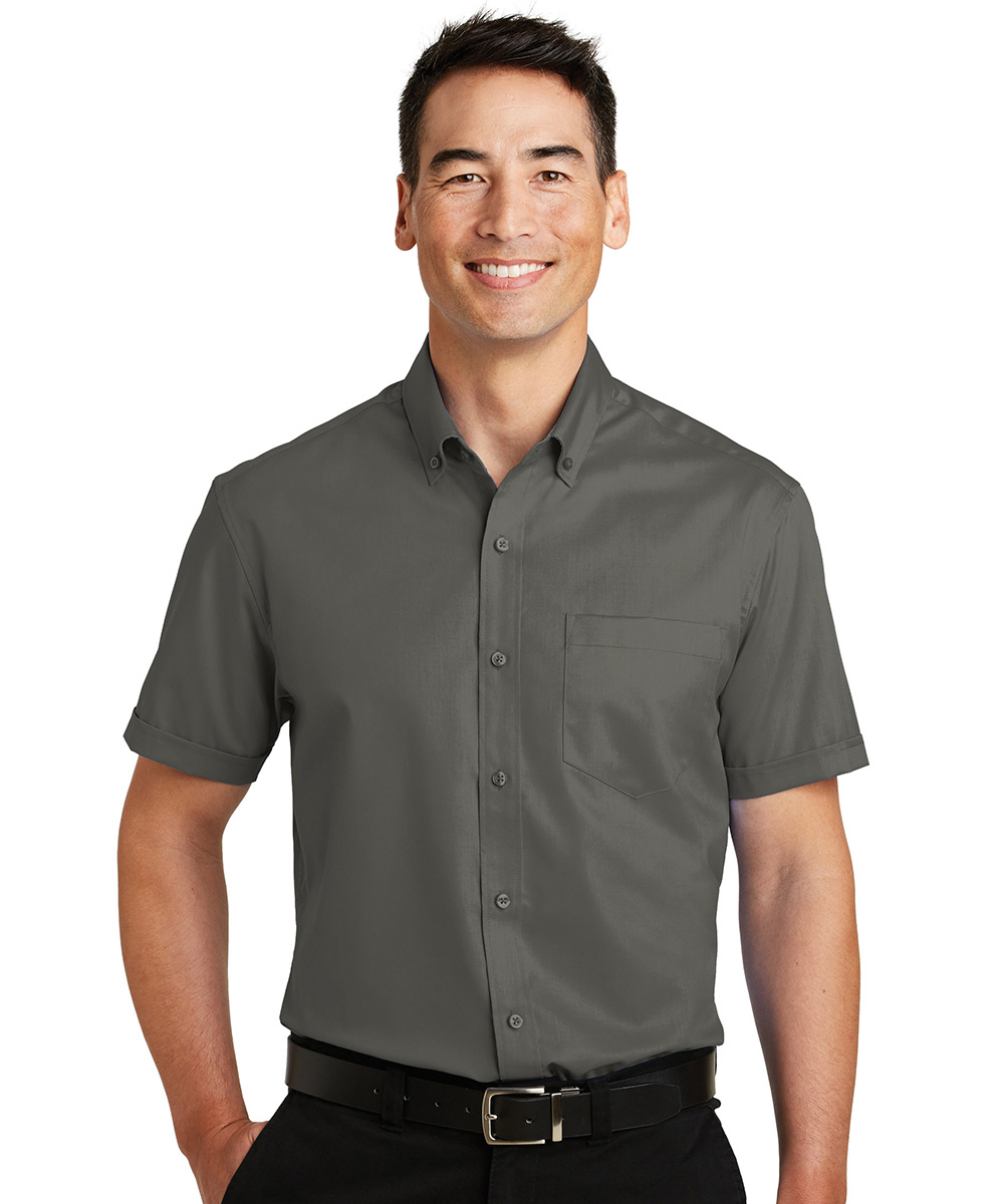 Men's SuperPro™ Twill Short Sleeve Shirts