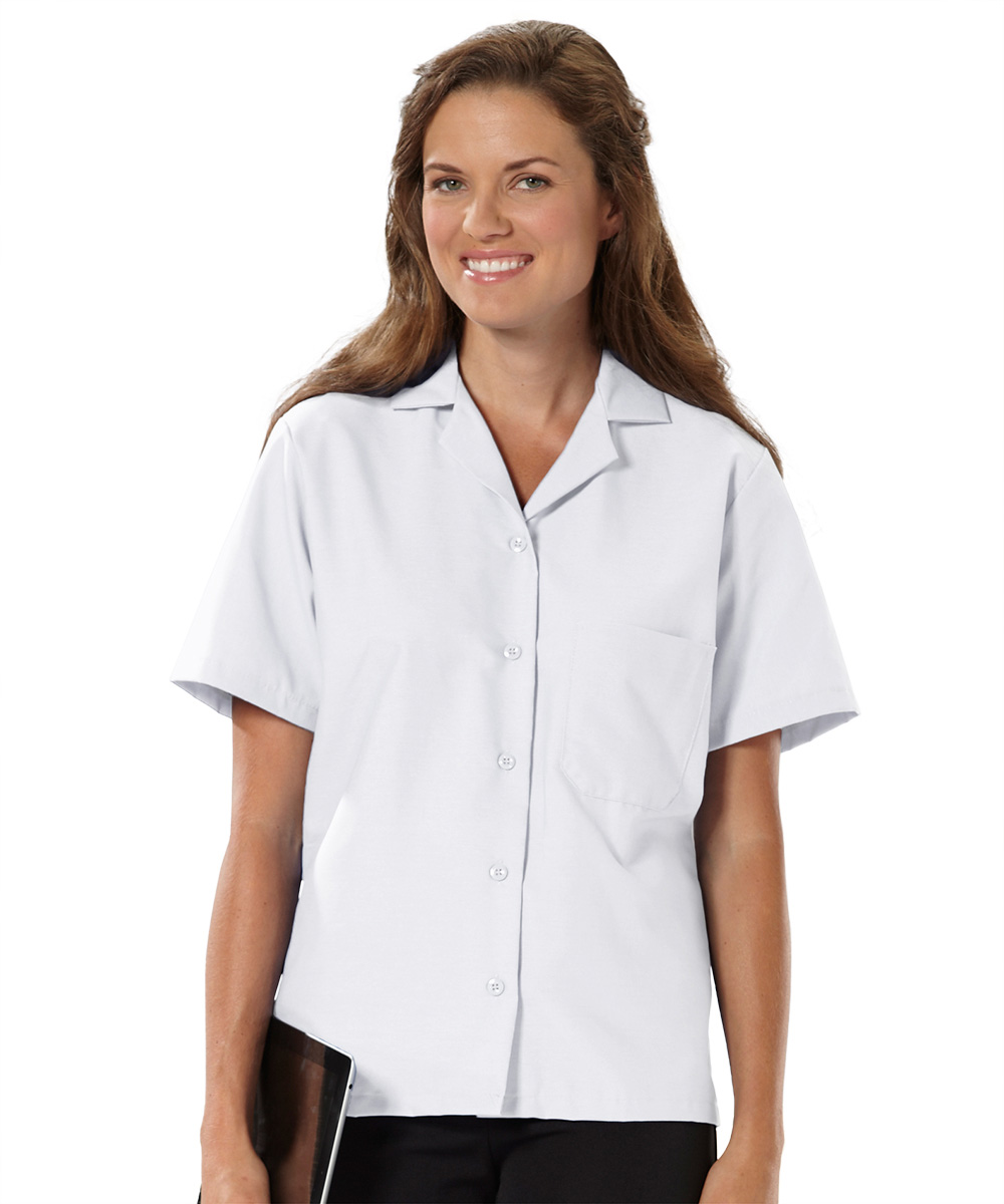 Women's Short Sleeve Uniform Blouse