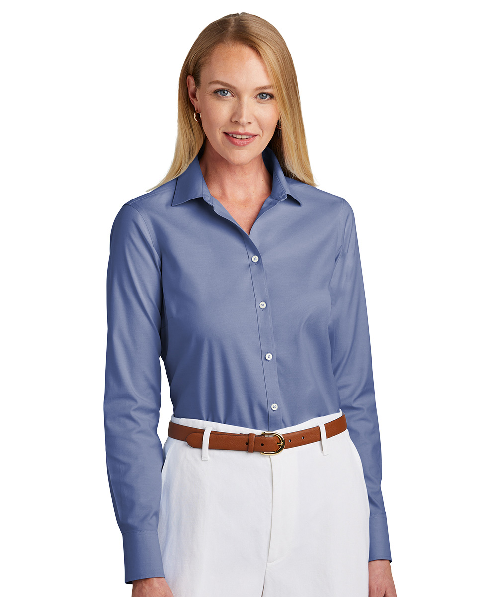Women's Wrinkle-Free Stretch Pinpoint Shirts
