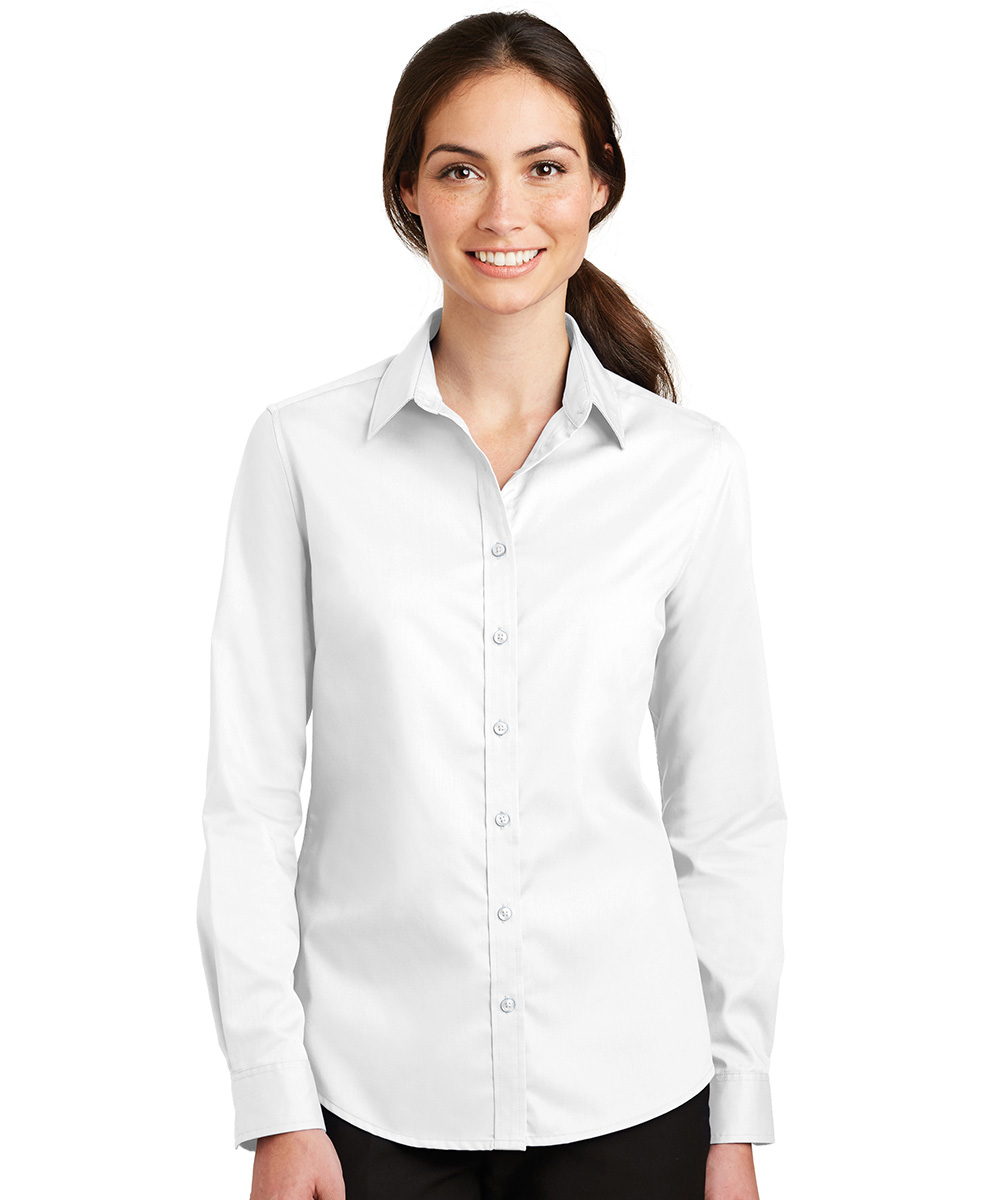 Women's SuperPro™ Twill Long Sleeve Shirts