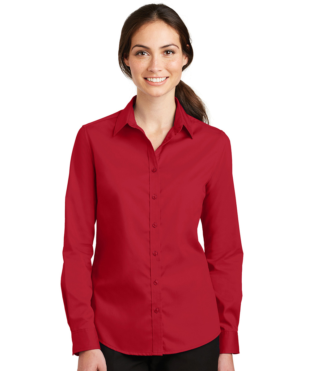 Women's SuperPro™ Twill Long Sleeve Shirts