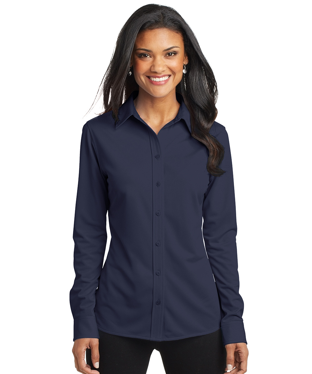 Women's Knit Dress Shirts