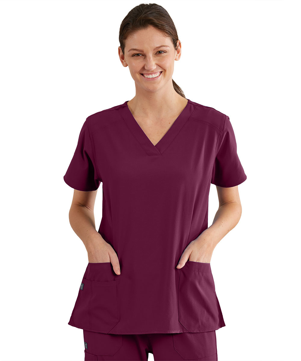 Women’s WonderWink INDY™ V-Neck Scrub Tops