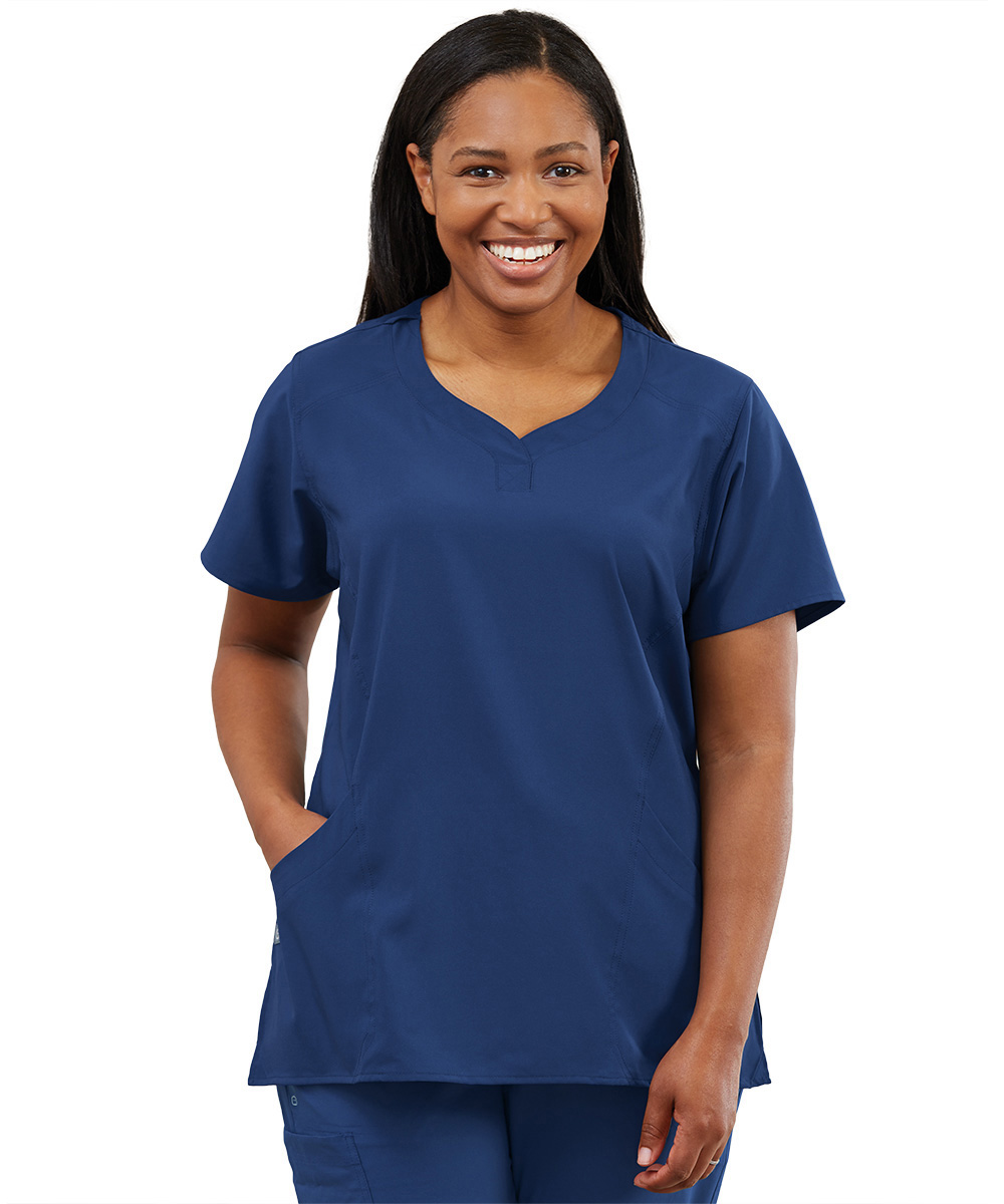 Women’s WonderWink INDY™ Notch-Neck Scrub Tops