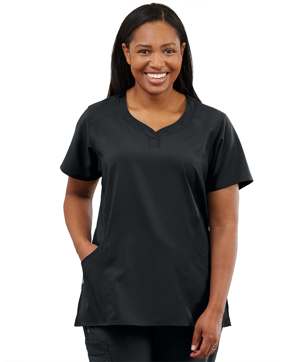 Women’s WonderWink INDY™ Notch-Neck Scrub Tops