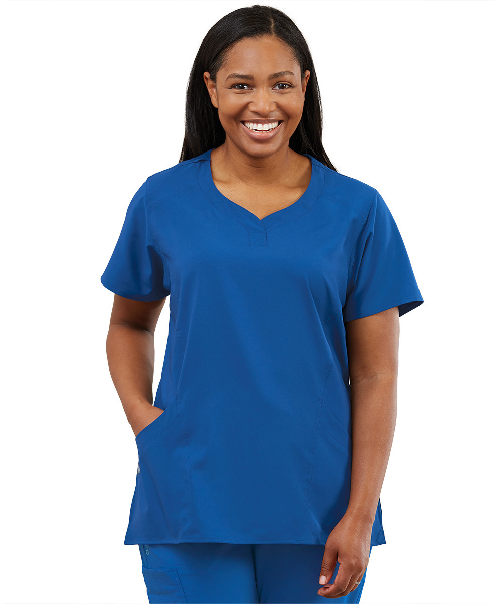 Women’s WonderWink INDY™ Notch-Neck Scrub Tops