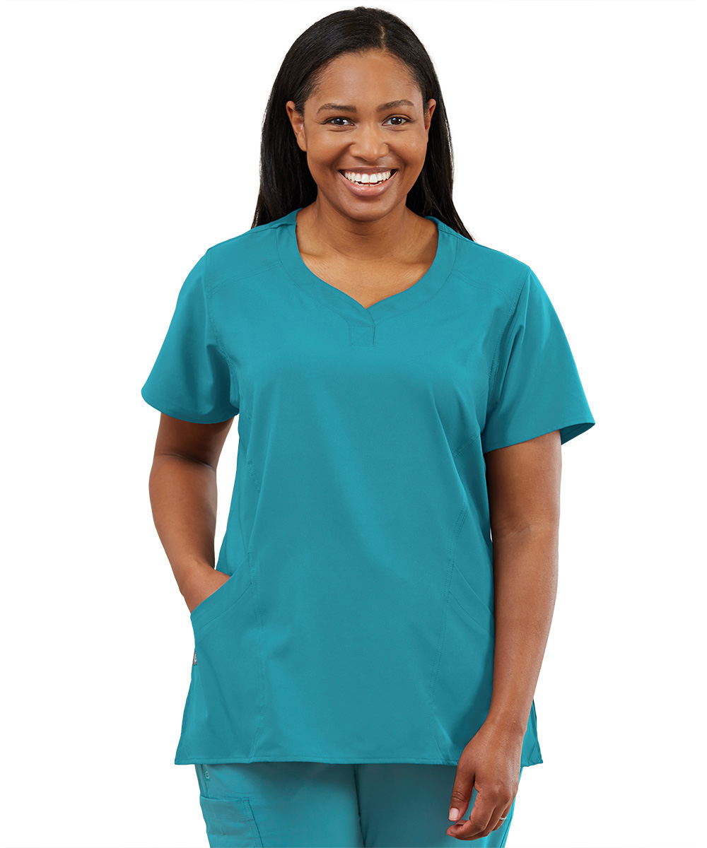 Women’s WonderWink INDY™ Notch-Neck Scrub Tops
