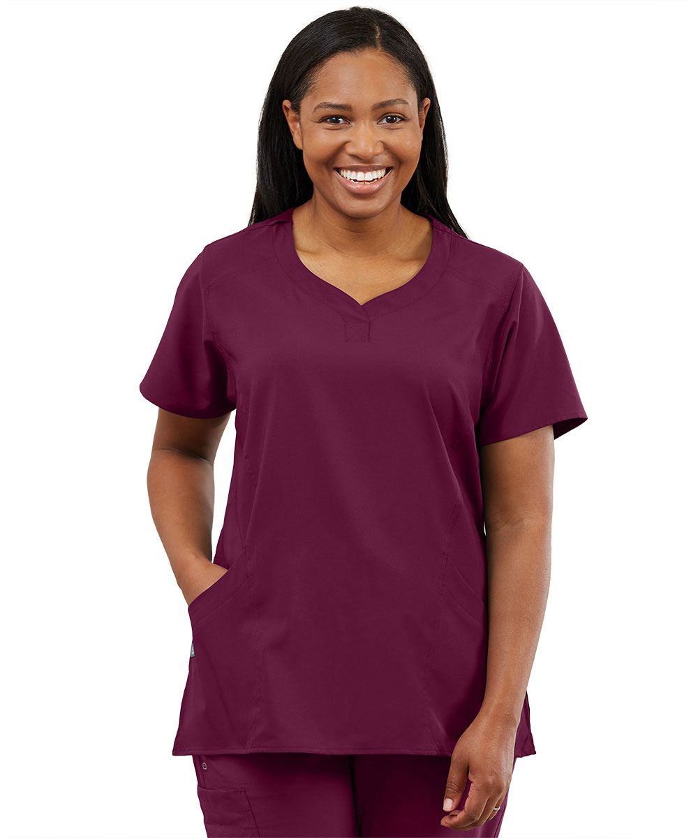 Women’s WonderWink INDY™ Notch-Neck Scrub Tops