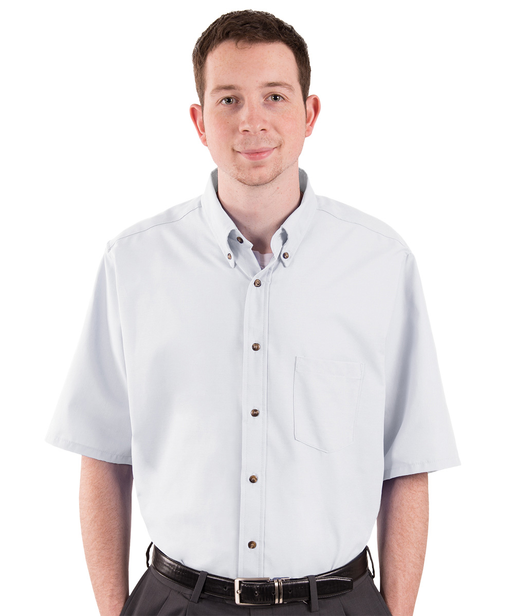 Men's Short Sleeve Performance Poplin Shirt