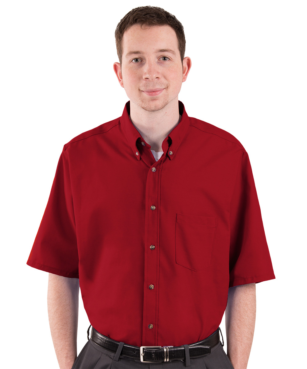 Men's Short Sleeve Performance Poplin Shirt