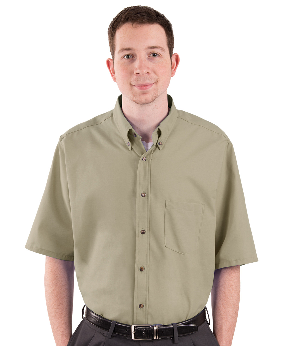 Men's Short Sleeve Performance Poplin Shirt
