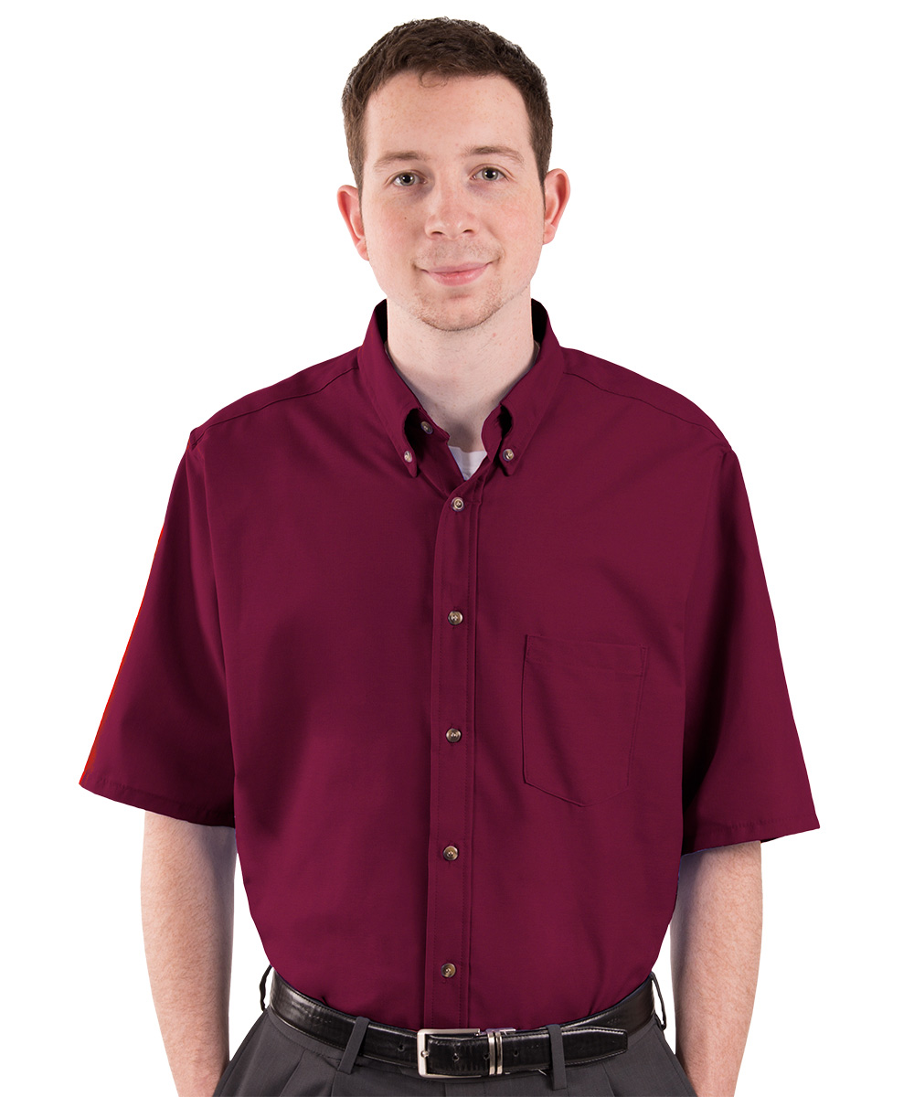 Men's Short Sleeve Performance Poplin Shirt