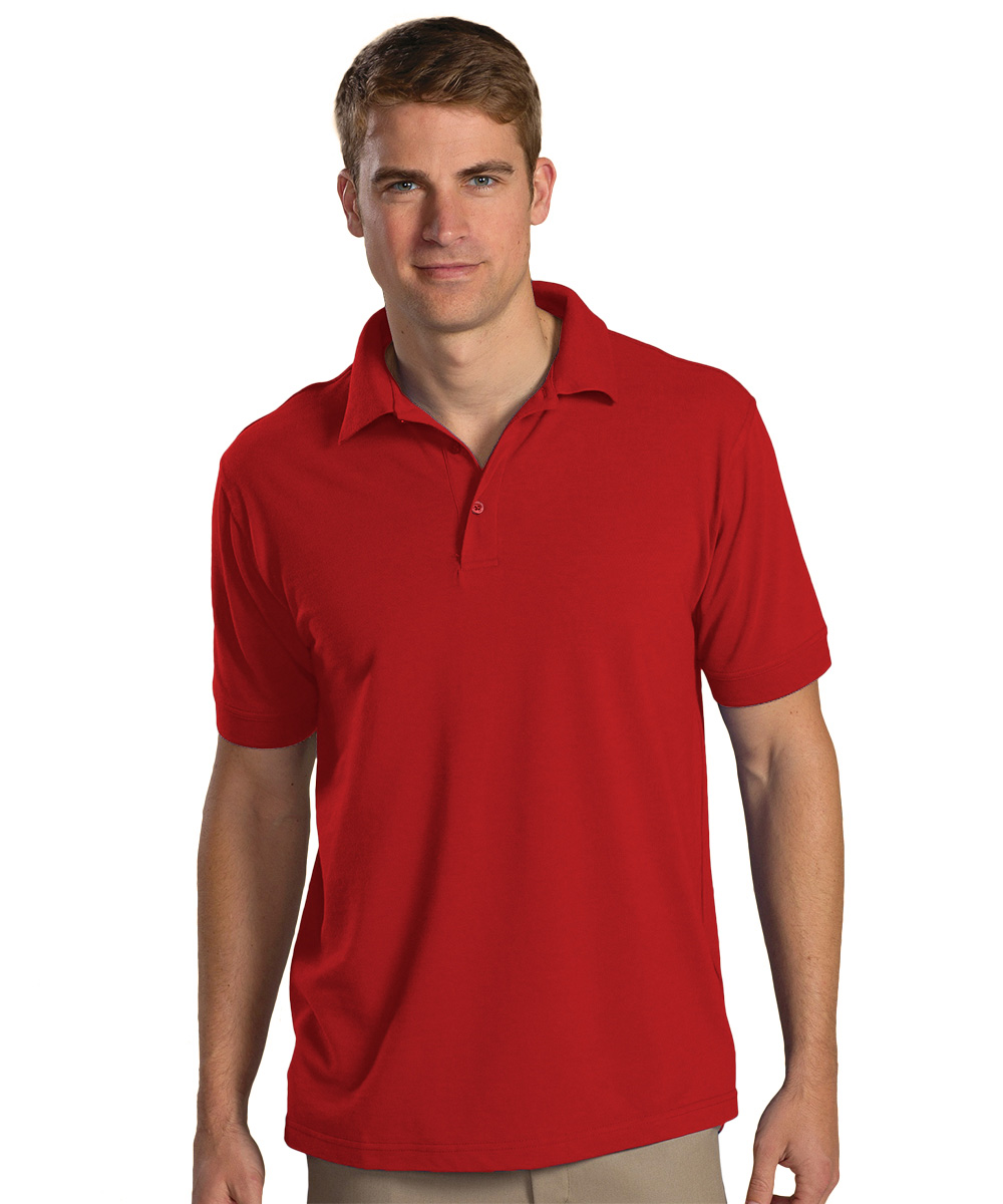 Soft-Touch Short Sleeve Blended Polos