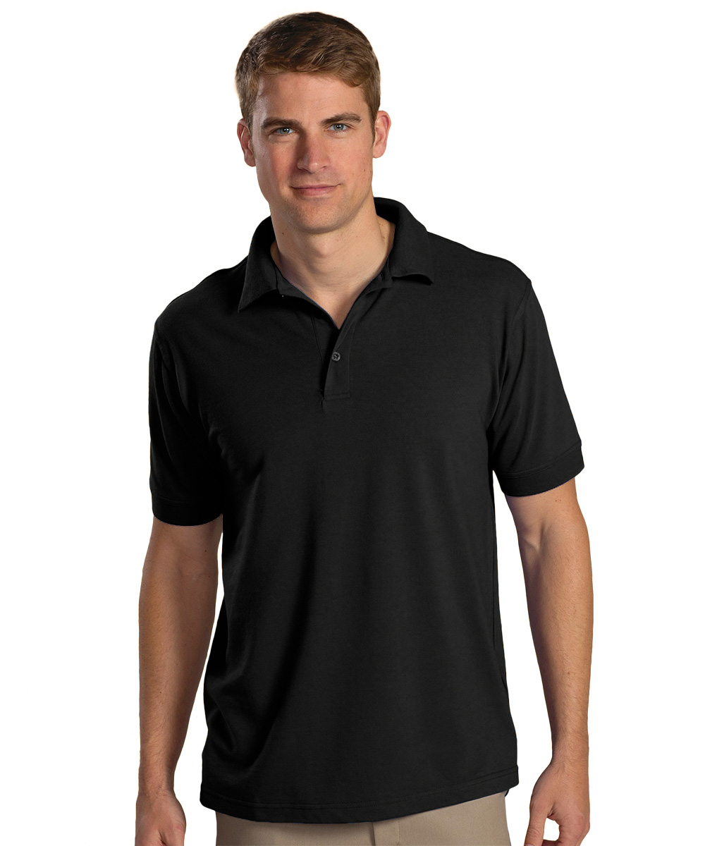 Soft-Touch Short Sleeve Blended Polos