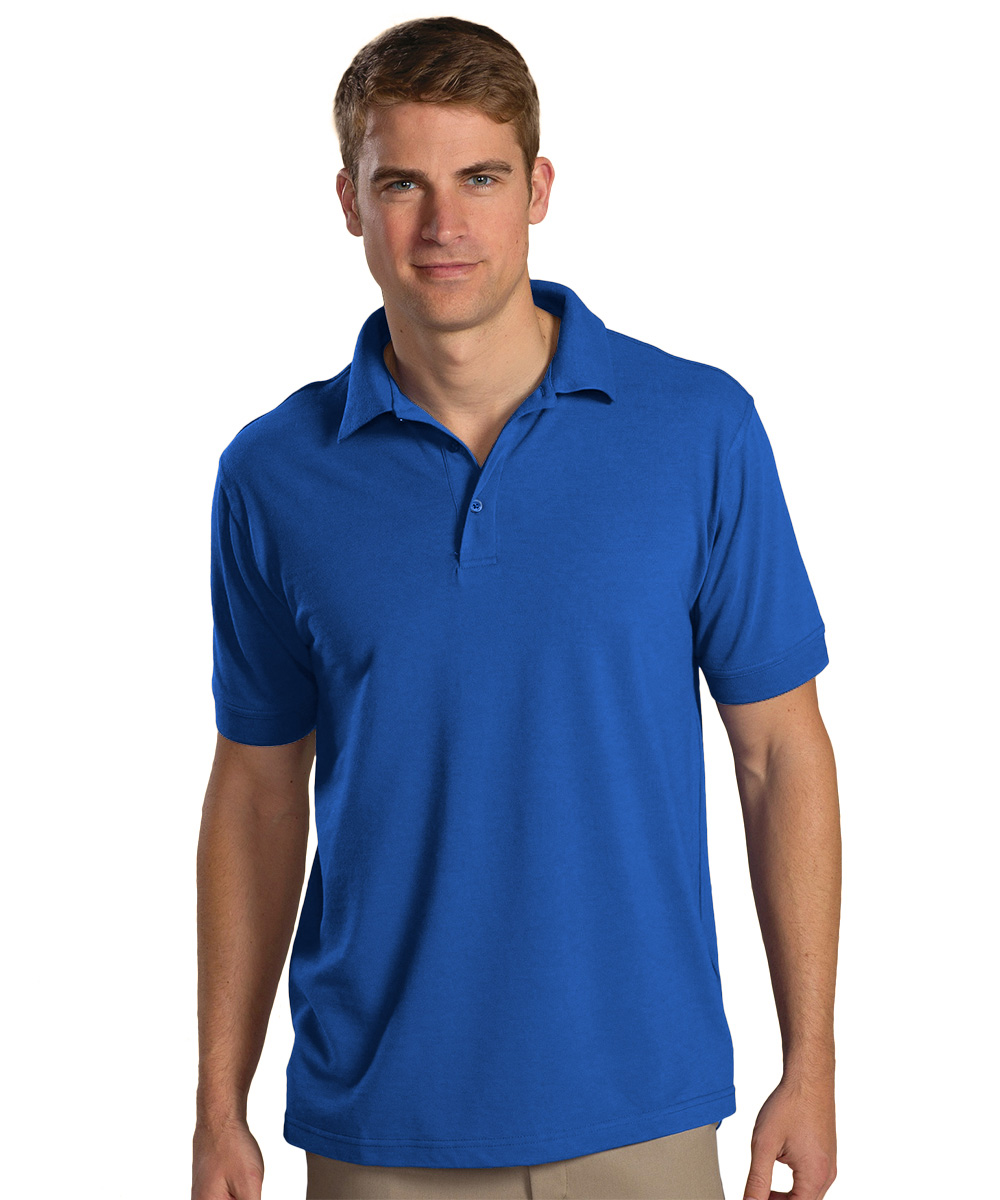 Soft-Touch Short Sleeve Blended Polos