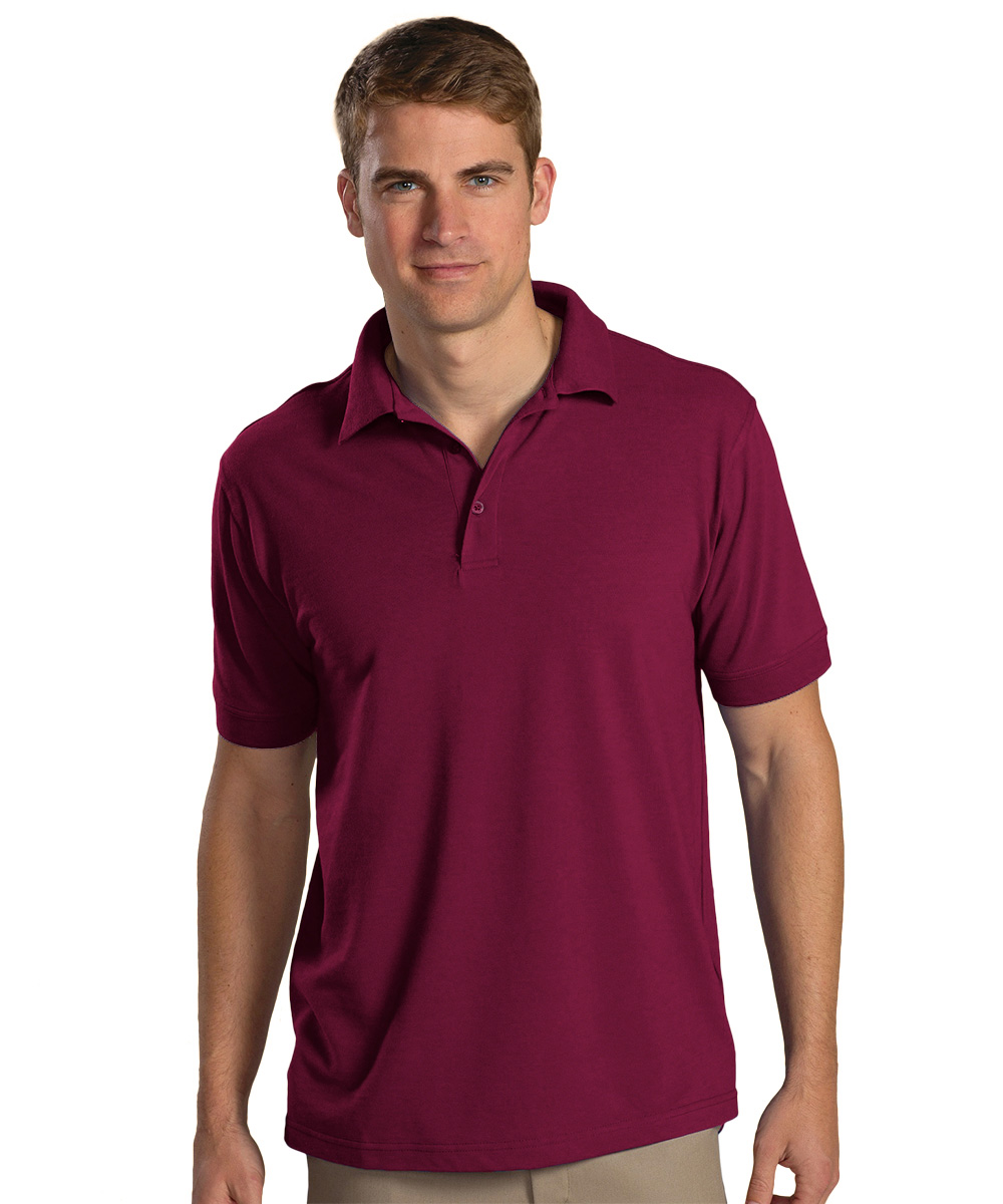 Soft-Touch Short Sleeve Blended Polos