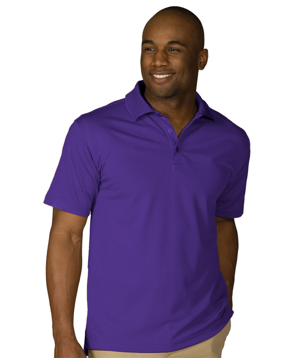 Men's Soft-Touch Polyester Polos