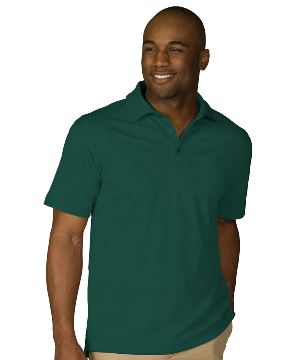 Men's Soft-Touch Polyester Polos