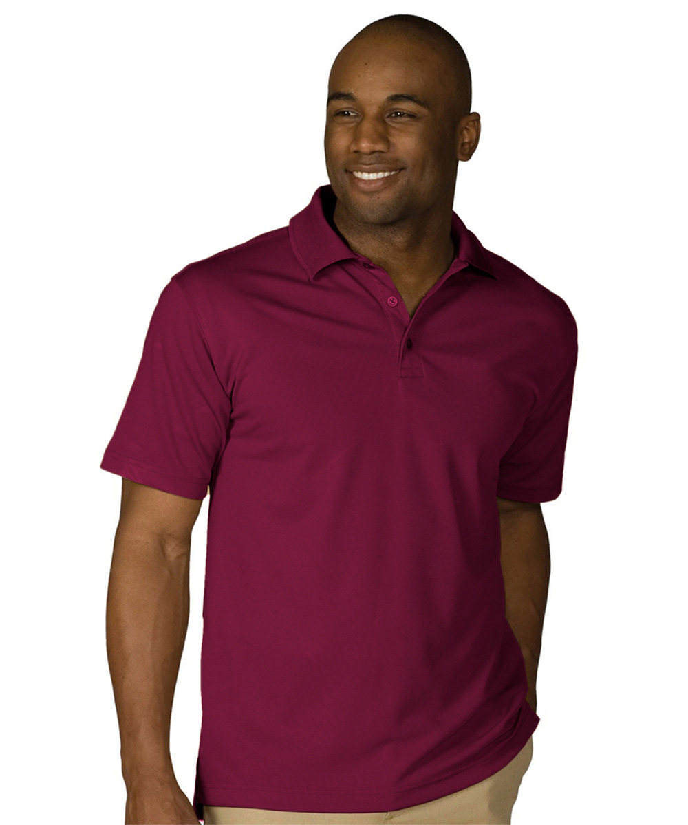 Men's Soft-Touch Polyester Polos