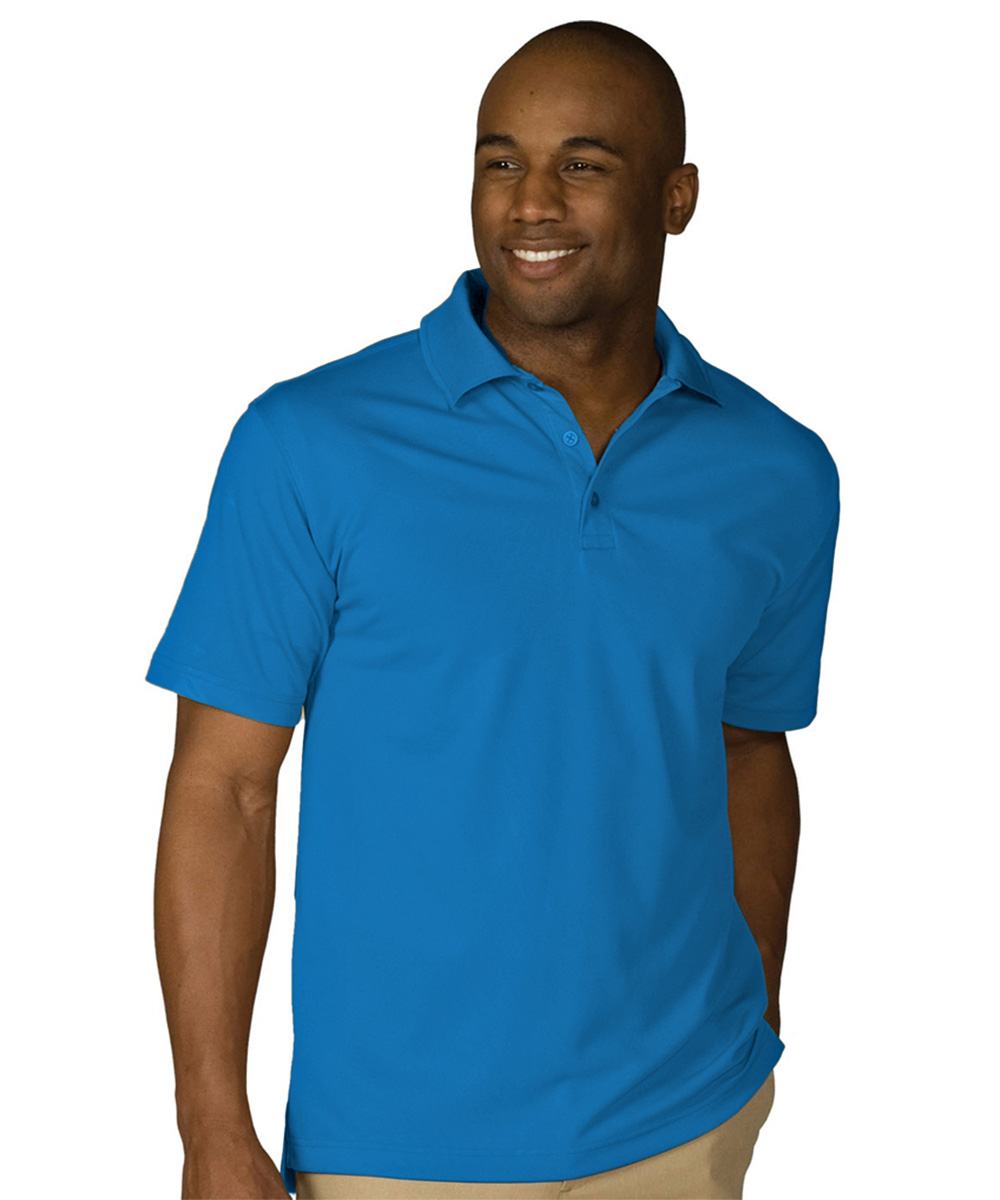 Men's Soft-Touch Polyester Polos