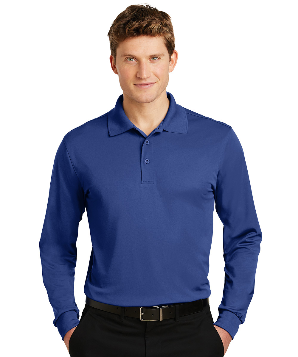 Long Sleeve Micro Piqué Polos
