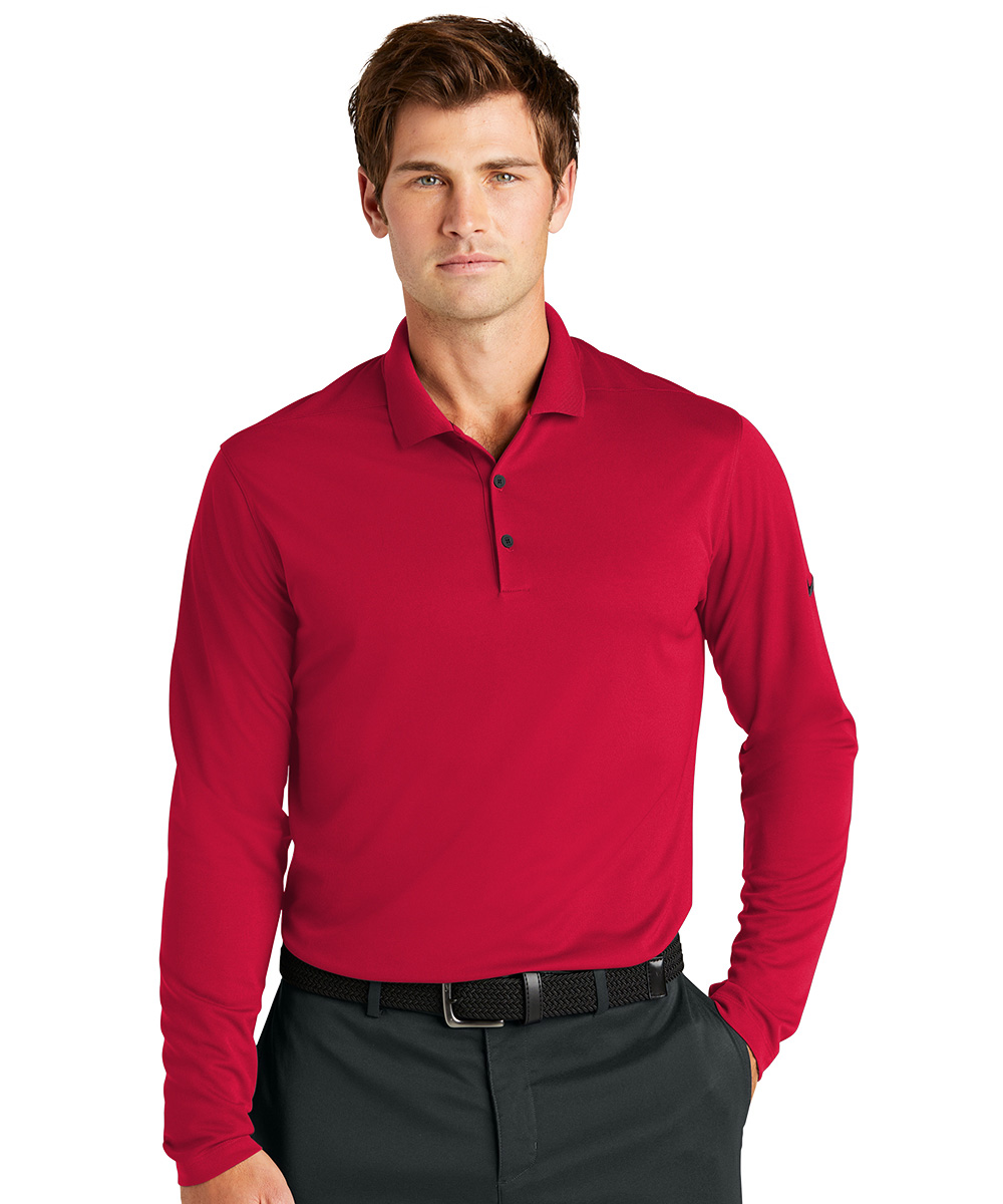 Nike® Long Sleeve Dri-FIT Piqué 2.0 Polos