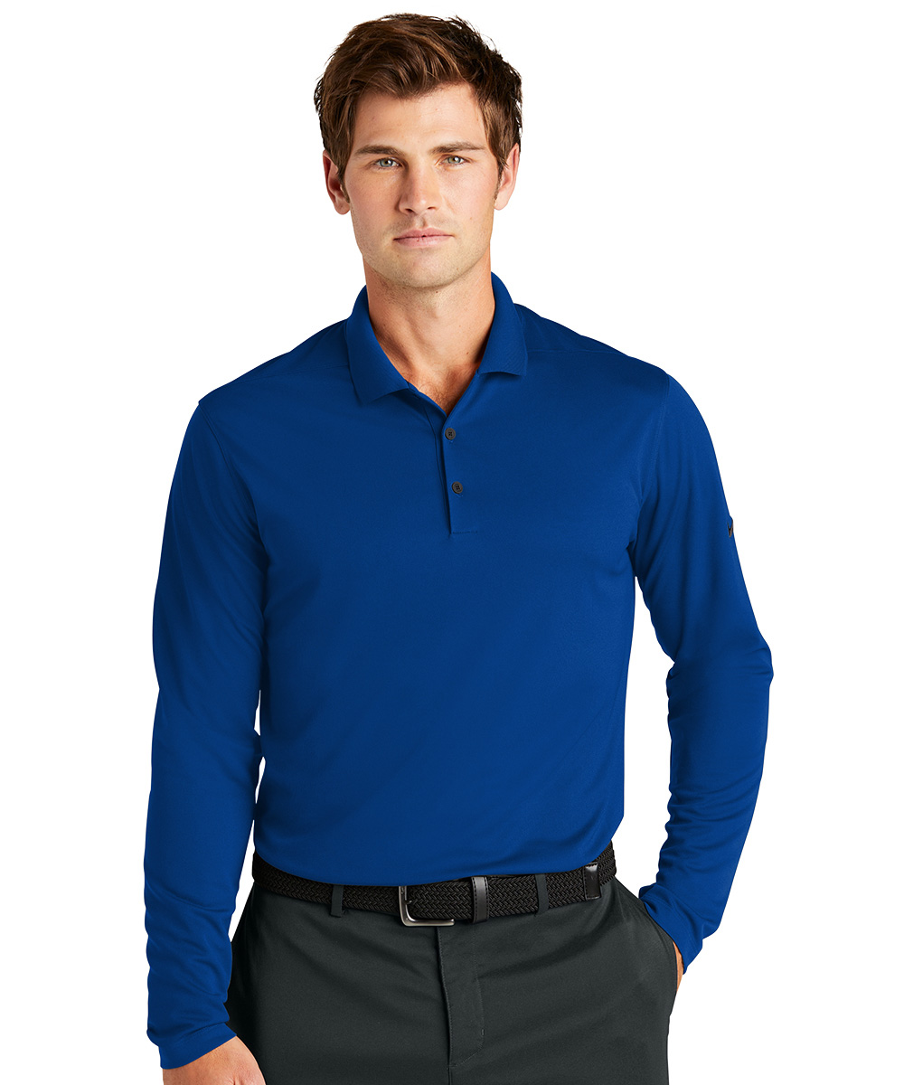 Nike® Long Sleeve Dri-FIT Piqué 2.0 Polos