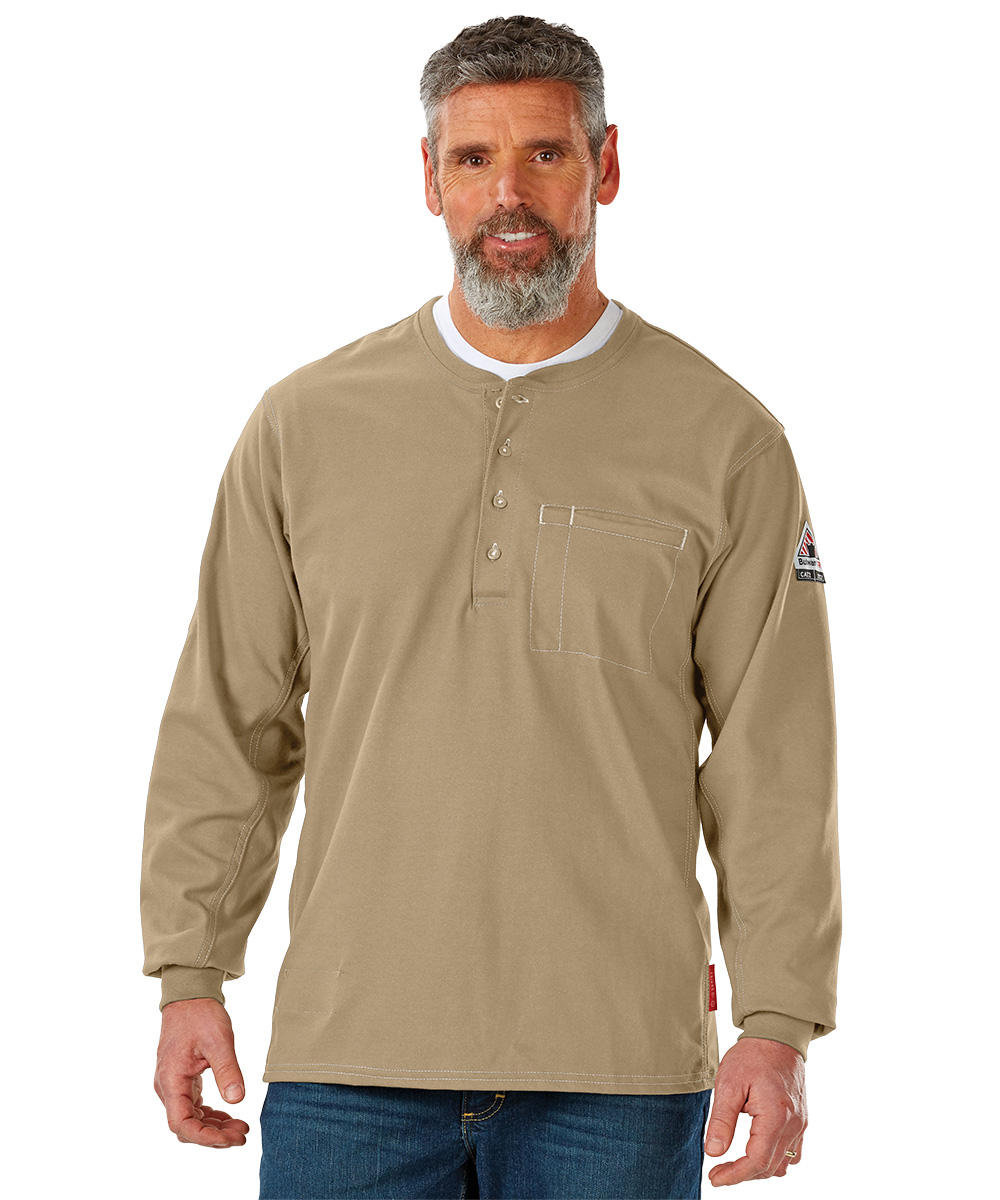 Bulwark® FR iQ Series® Comfort Plus Knit Henley
