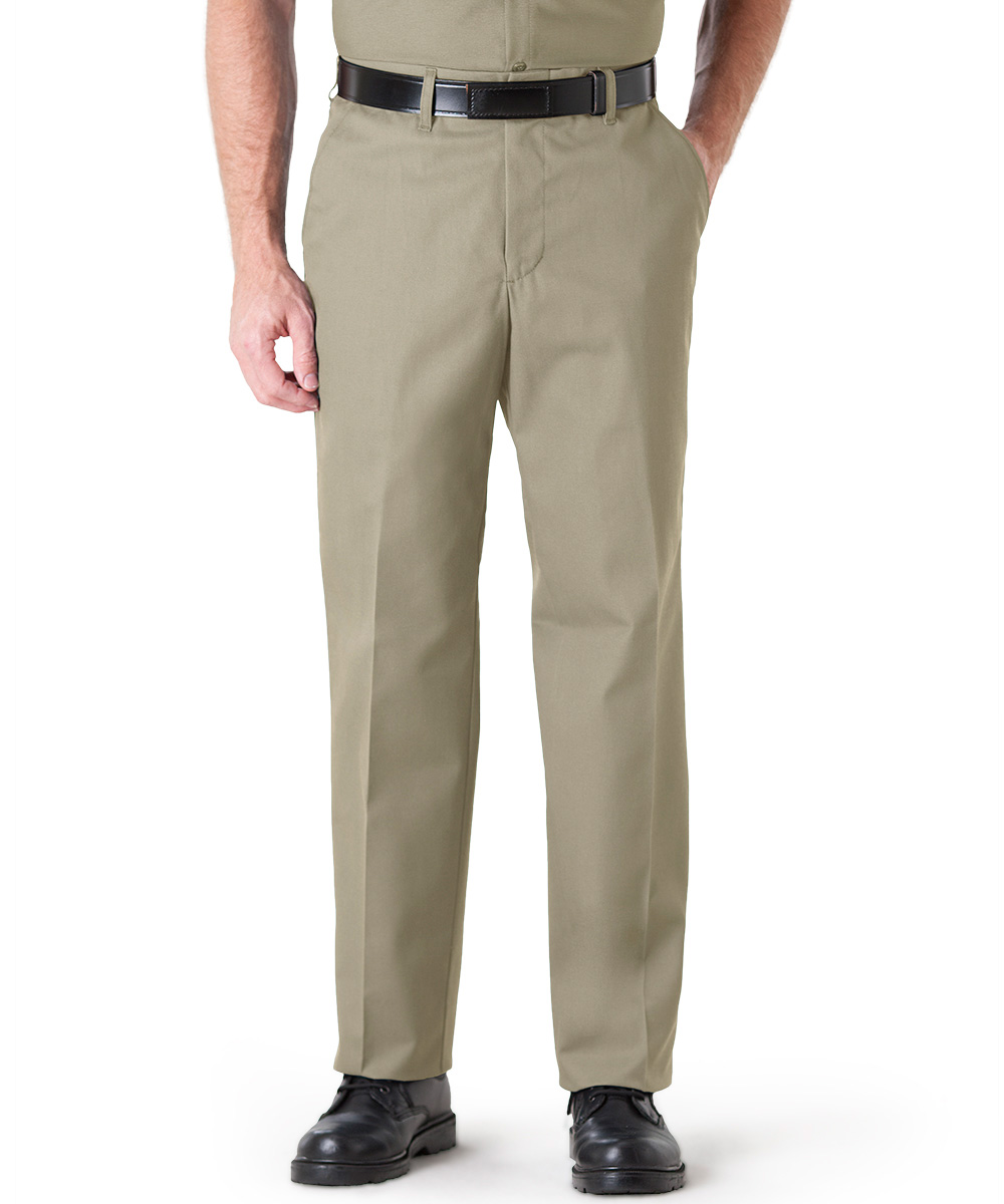 SofTwill® Flat-Front Uniform Pants