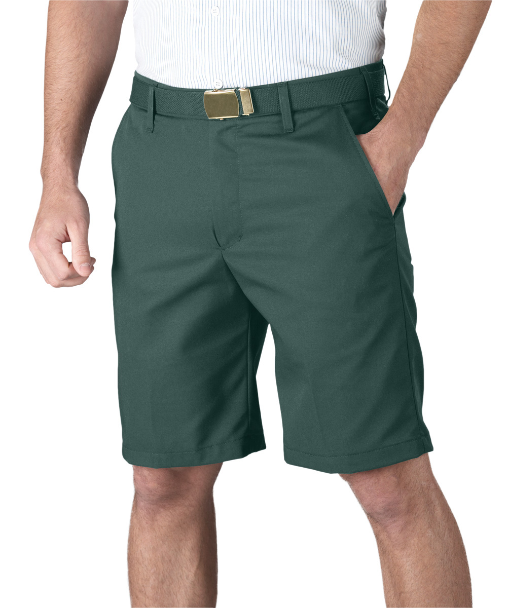 SofTwill® Flat-Front Uniform Shorts