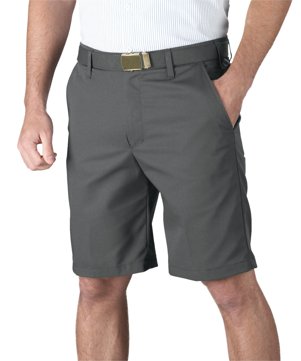 SofTwill® Flat-Front Uniform Shorts